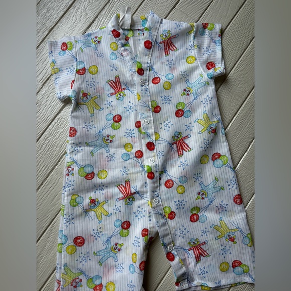 vintage clown romper 12 months baby - Picture 4 of 7